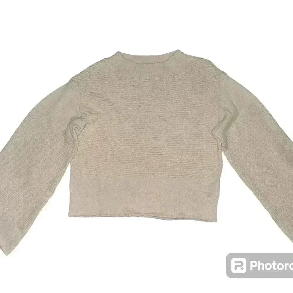 Princess Polly mock neck crop wide sleeve sweater
